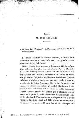 Marco Aurelio - Biblioteca Comunale "Giuseppe Melli"