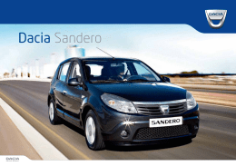 Dacia Sandero - Daciamodellen