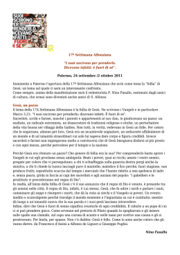 La 17&ordf; Settimana Alfonsiana