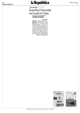 Se perfino l`universit   ora made in China