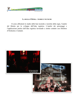 La Regia d`Opera - Teoria e Tecnica