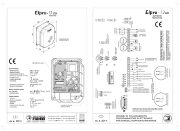 Libretto Istruzioni elpro13cei_i