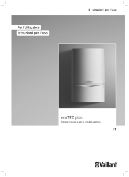 Istruzioni d`uso ecoTEC plus