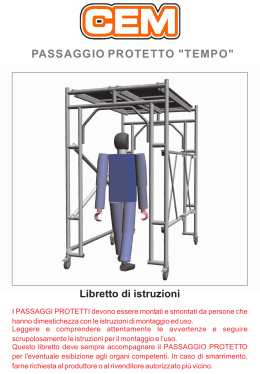 Libretto di istruzioni - Piattaforme Aeree Italia