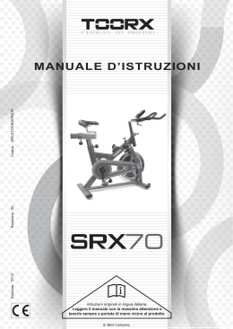 Manuale utente TOORX SRX 70