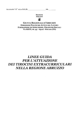 DGRA154-Linee Guida - Università degli Studi "G. d`Annunzio"