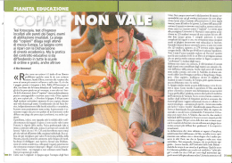 Copiare non vale - CISL Scuola Lombardia