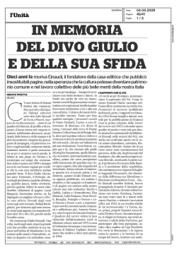 In memoria del divo giulio e della sua sfida