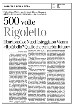 5 OÙ volte - Leo Nucci