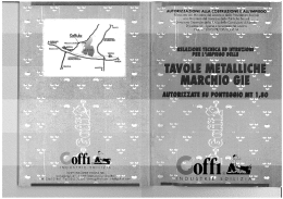 Page 1 Page 2 GOFFI INDUSTRIE EDILIZIA Srl AUTORIZZAZIONE