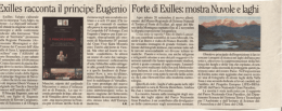 Exilles racconta il principe Eugenio