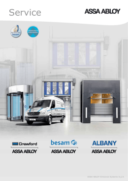 Service - ASSA ABLOY Entrance Systems