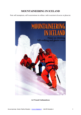 Mountaineering in Islanda, pagine 1-5