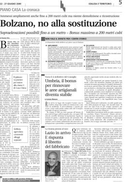 La pagina de Il Sole 24Ore ET con il testo integrale degli articoli 2