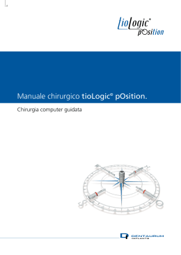 Manuale chirurgico tioLogic© pOsition.