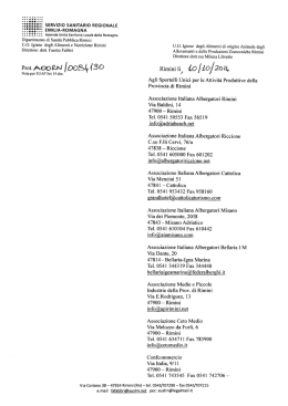 Indicazioni operative ausl per presentazione notifiche
