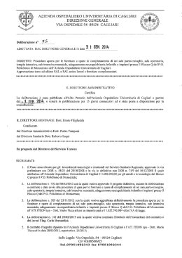 Deliberazione n. 75 del 31.01.2014