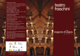 Opera - Teatro Fraschini