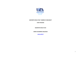 Manifesto degli Studi a.a. 2015/2016