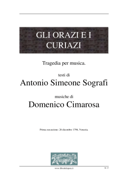 Libretto - Libretti d`opera italiani