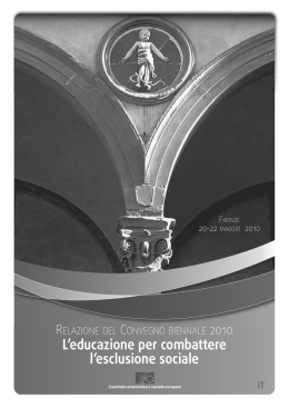 L`educazione per combattere l`esclusione sociale