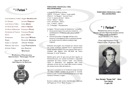 Brochure I Puritani - ITT Basilio Focaccia