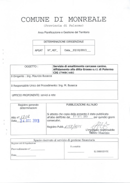 dirigenti - Comune di Monreale