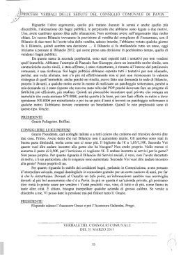 verbale consiglio - Consiglio comunale