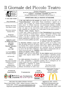 N. 1 - novembre 2010