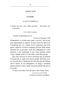 Scr I, anno 1830-1833-senza data