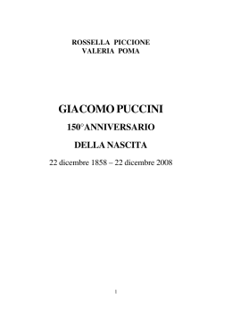 Giacomo Puccini Libro