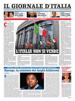 l`italia non si vende