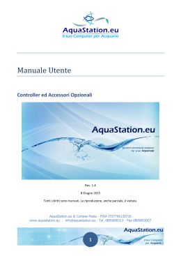 Manuale Utente - AquaStation.eu