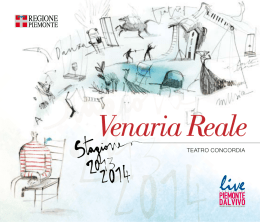 scarica il libretto! - LIVE Piemonte dal Vivo &ndash; Circuito regionale dello