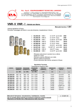 Manuale Tecnico - VNR - 201