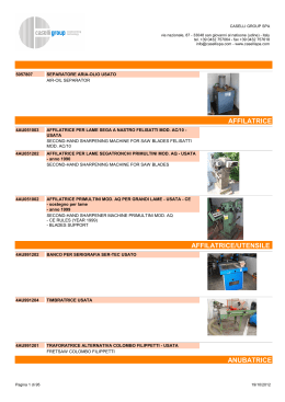 Catalogo usati - casellispa.com
