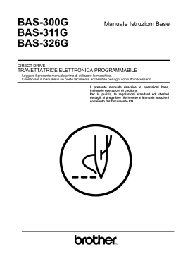 BAS-300G 311 326 manuale - Brother-ISM