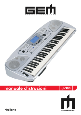 manuale d`istruzioni