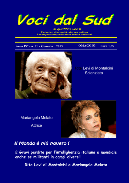 pag 1-4 - Copertina - Organigramma redazionale