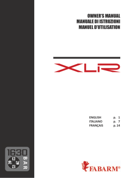owner`s manual manuale di istruzioni manuel d`utilisation