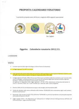 Allegato - Ars Venandi