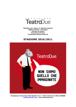 scarica il programma - Fondazione Monte di Parma