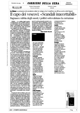 corriere della sera - Pier Ferdinando Casini