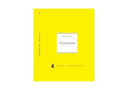 TANNH&Auml;USER : Richard Wagner Season 1996