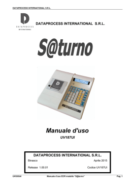 Manuale d`uso