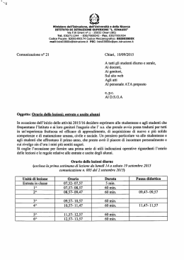 Ministero dell`Istruzione, dell`Universit&agrave; e della Ricerca ISTITUTO DI