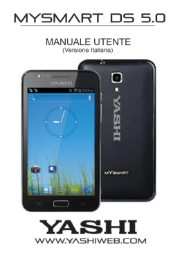 Manuale YASHI MySmart DS 5.0