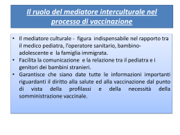 Il ruolo del mediatore interculturale nel processo di vaccinazione