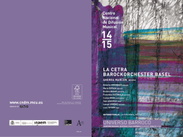 LIBRETO_La fida ninfa - Centro Nacional de Difusi&oacute;n Musical