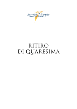 Libretto del ritiro di Quaresima